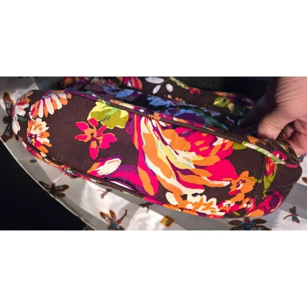 Vera Bradley Messenger Bag & Matching Wallet - EUC